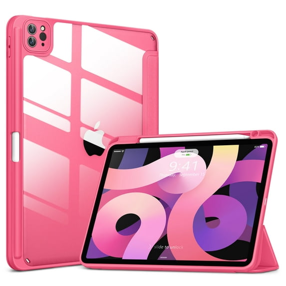 DTTOCASE iPad Pro 12.9 Case 6th/5th/4th/3rd Generation 2022/2021/2020/2018,Clear Cover-Watermelon