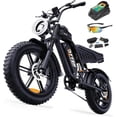 thumbnail image 1 of DTTZH Class 3 Electric Bike for Adults, 60V 30Ah Battery, 750W Motor Ebike, 7-Speed, 20" x 4" Fat Tire, UL 2849 Certified, 1 of 13