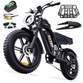 thumbnail image 1 of DTTZH Electric Bike for Adults, 750W Rated Motor, 60V/30Ah,100 Miles, 28 MPH, E Mountain Bike, 20" x 4" Fat Tire Ebike, UL2849 Certified, 1 of 8