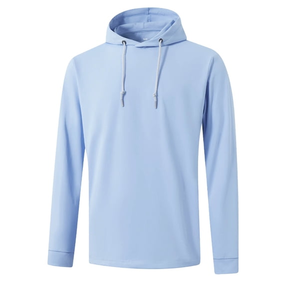 DTWOOO Men's Solid Performance Hoodie Men Solid Performance Dry Fit Athletic Lightweight Casual Midlayer Mens Hoodies Pullover