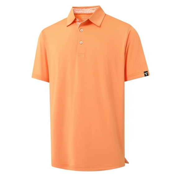 DTWOOO Mens Polo Shirts Short Sleeve Casual Solid Stylish Dry Fit Performance Designed Collared Golf Polo Shirts for Men