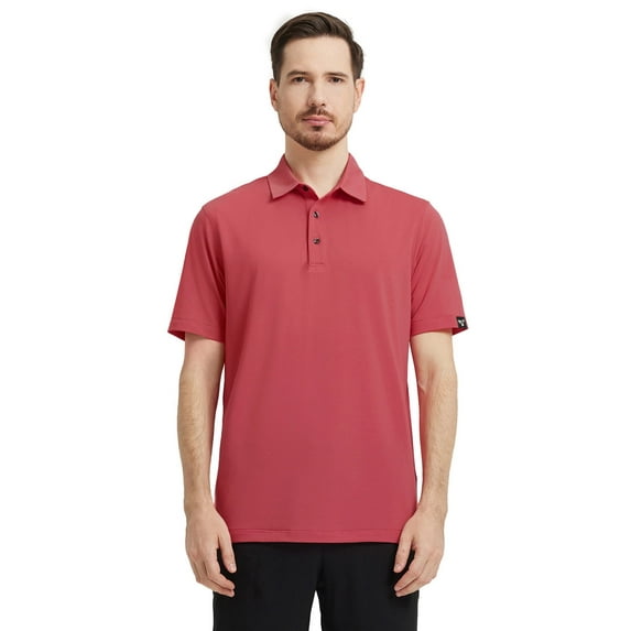 DTWOOO Mens Polo Shirts Short Sleeve Casual Solid Stylish Dry Fit Performance Golf Polo Shirts for Men