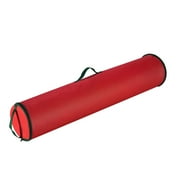 DTX Intl Elf Stor Christmas Gift 40.5 inch Wrapping Paper Wrap Storage Bag Red Stand Up