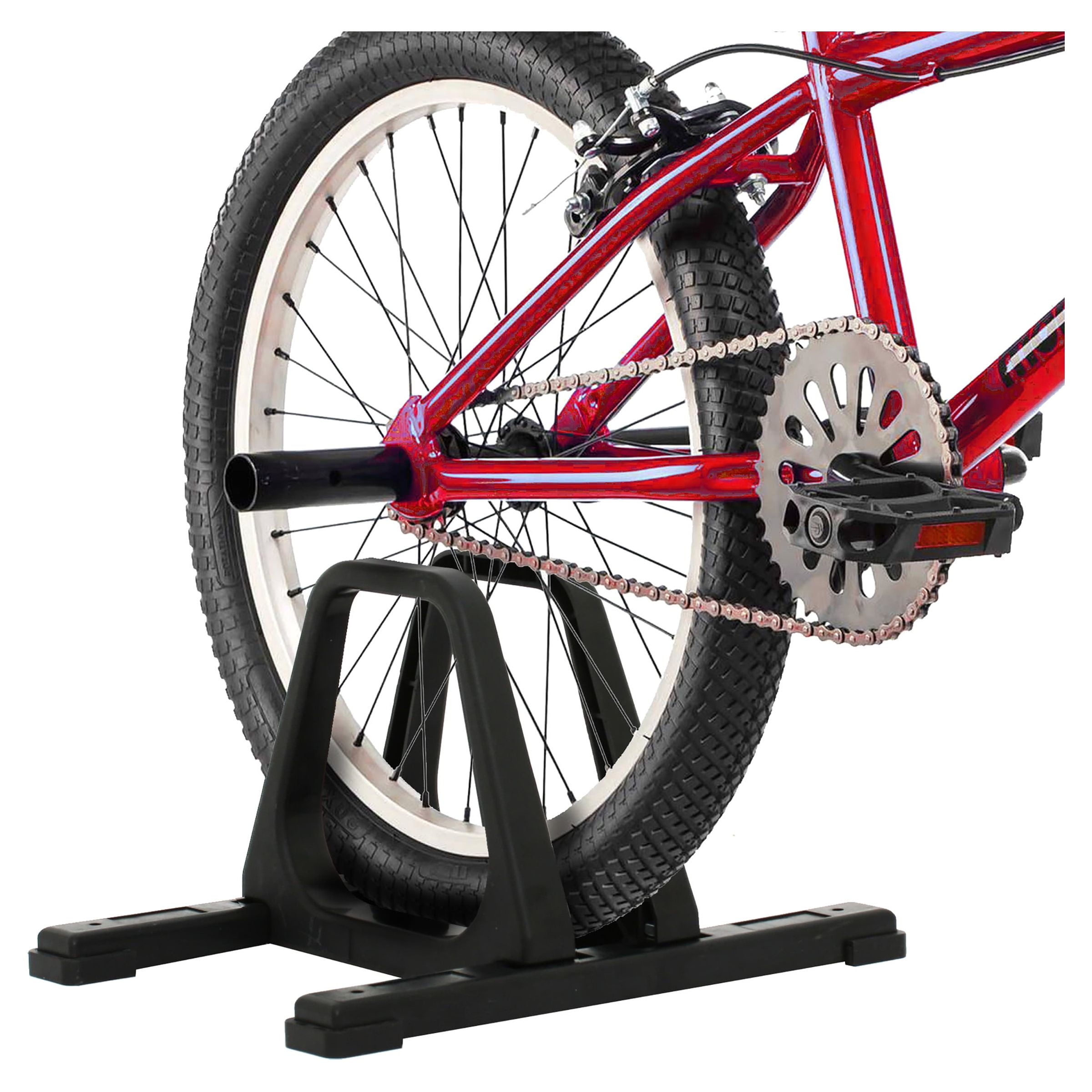 DTX Intl RAD Cycle Portable Floor Rack Bike Stand for Smaller Bikes, Black