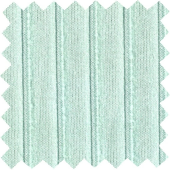 DTY Brushed Rib 8 x 5 Ganges Knit DBP Solid Fabric - Stretchy Soft Sewing Fabric (ALOE, 1.5"x1.5"SampleOfFabric)