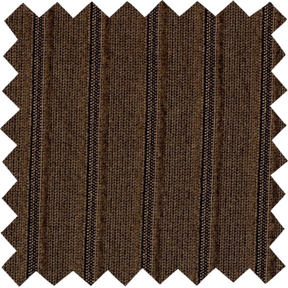 DTY Brushed Rib 8 x 5 Ganges Knit DBP Solid Fabric - Stretchy Soft Sewing Fabric (BROWN, 1.5"x1.5"SampleOfFabric)