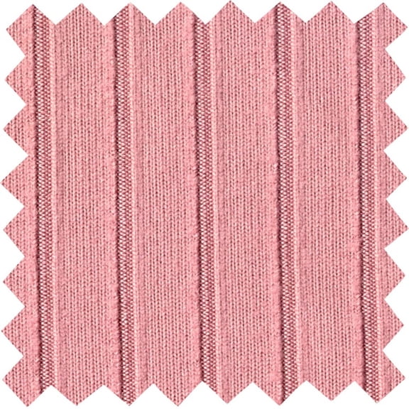 DTY Brushed Rib 8 x 5 Ganges Knit DBP Solid Fabric - Stretchy Soft Sewing Fabric (ROSEWOOD, 1.5"x1.5"SampleOfFabric)