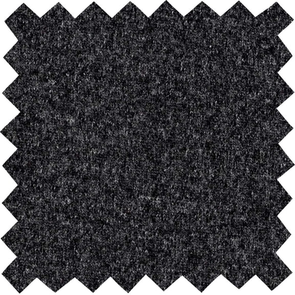 LitLook DTY Double Brushed Knit Fabric by the Yard - 180GSM 4-Way Stretch Polyester Spandex Fabric for Leggings, Dresses, Yoga Wear, Pajamas & More - Heather Charcoal - Sample