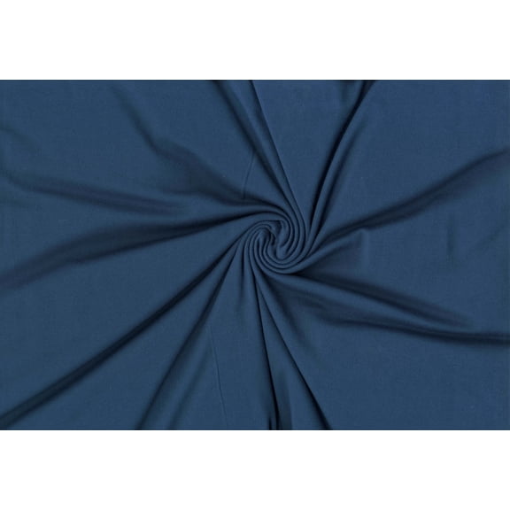 DTY Double Brushed Knit Fabric - Soft Stretch Apparel (TEAL, ByYard)