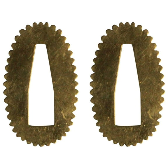 DTYES 1 Pair Brass Samurai Sword Seppa for Katana Wakizashi Tanto DIY