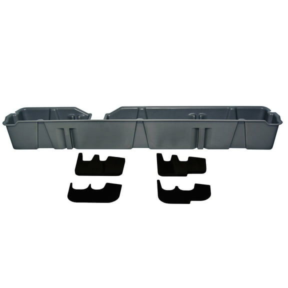 DU-HA 20096 DU-HA Underseat Storage; Incl. Gun Rack/Organizer; Vehicles w/o Factory Subwoofer; Gray; Fits select: 2013-2014 FORD F150 SUPER CAB, 2011-2012 FORD F150