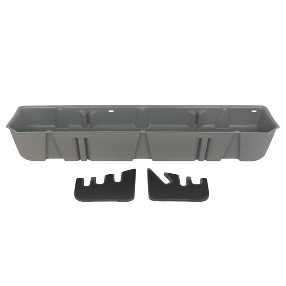 DU-HA 20111 DU-HA Underseat Storage; Incl. Gun Rack/Organizer; Light Gray; Fits select: 2015-2023 FORD F150, 2017-2022 FORD F250