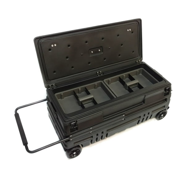 DU-HA 70600 DU-HA Squad Box Interior/Exterior Portable Storage Gun Case; Black; Manual Latch;
