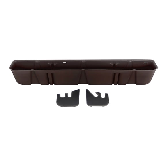 DU-HA Underseat Storage Case Fits 2017-2018 Ford Super Duty Supercab Java Brown