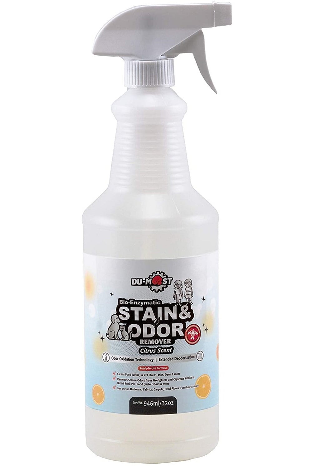 DUMOST BioEnzymatic Stain & Odor Remover, Fabric/Floor/Carpet Cleaner
