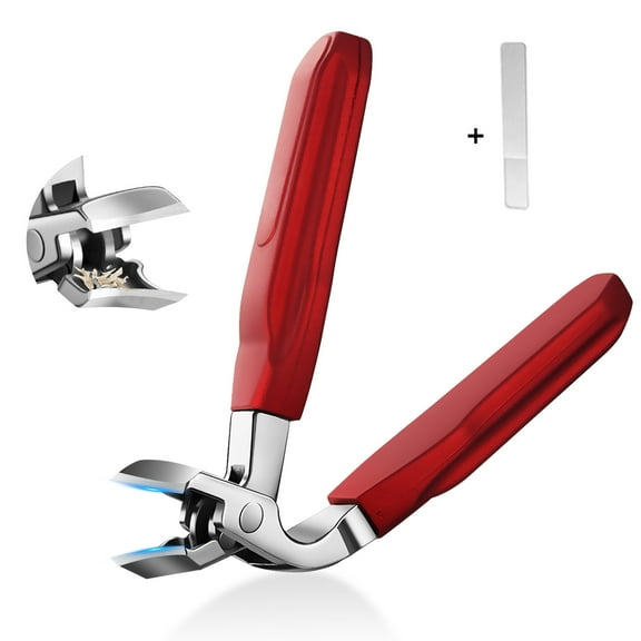 DUAIU Clipmaster Pro Toenail Clipper - Ultra Sharp & Easy-Grip Nail Clippers for Seniors & Adults | Portable Nail Care Tool for Thick or Ingrown Nails,Ergonomic Design for Safe & Precise Trimming