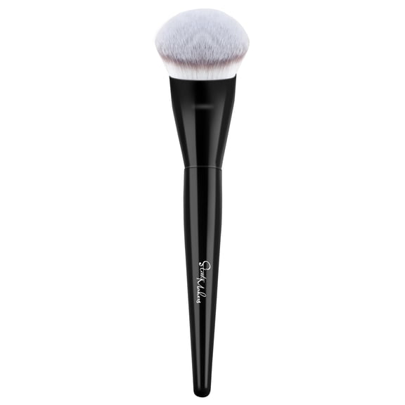 DUAIU Flat Contour Brush, Professional Flat Top Detailed Contour Nose Contour Makeup Brush, Perfect for Sharp Lines Contouring Liquid Cream Blender Even Application
