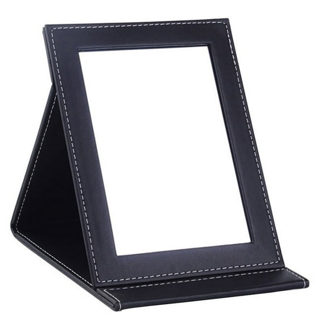 DUAIU Compact Foldable Beauty Mirror, Travel Vanity Mirror with Stand