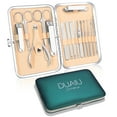 thumbnail image 1 of DUAIU 16-Piece Professional Manicure & Pedicure Set - Stainless Steel Nail Clippers Kit with Travel Case, Complete Nail Care Gift for Women & Men, 1 of 7