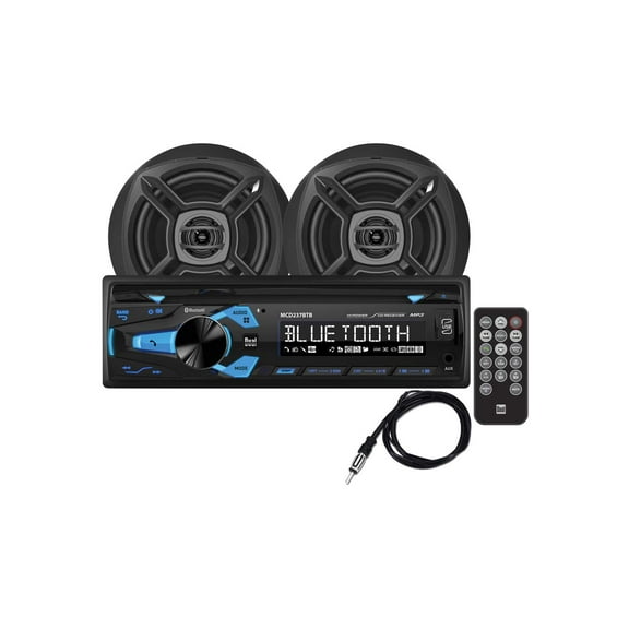 DUAL BLUETOOTH W/2SPKRS BLK