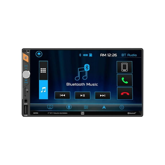 DUAL DM720 7" LCD Digital Media Receiver w/ Bluetooth / Voice Activation Button