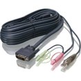 thumbnail image 1 of DUAL LINK DVI KVM CABL USB AND AUDIO MIC 10 TAA COMPLIANT, 1 of 2