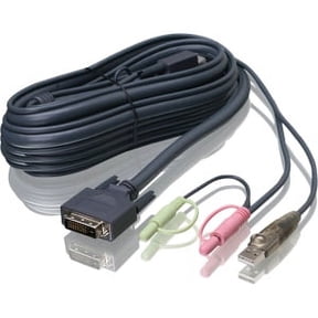 DUAL LINK DVI KVM CABL USB AND AUDIO MIC 10 TAA COMPLIANT