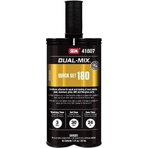 SEM Dual-Mix Quick Set 180 Black Urethane Adhesive