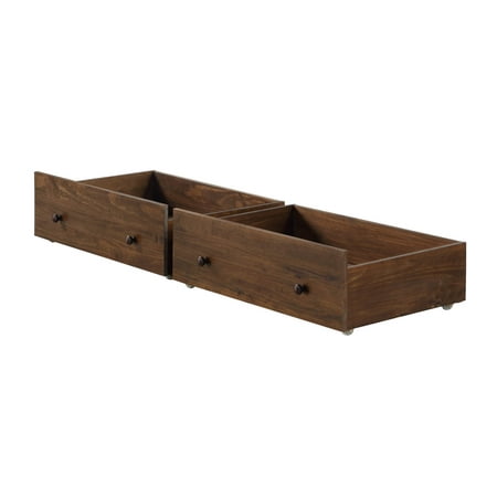 DUAL UNDERBED DRAWERS BRUSHED GREY