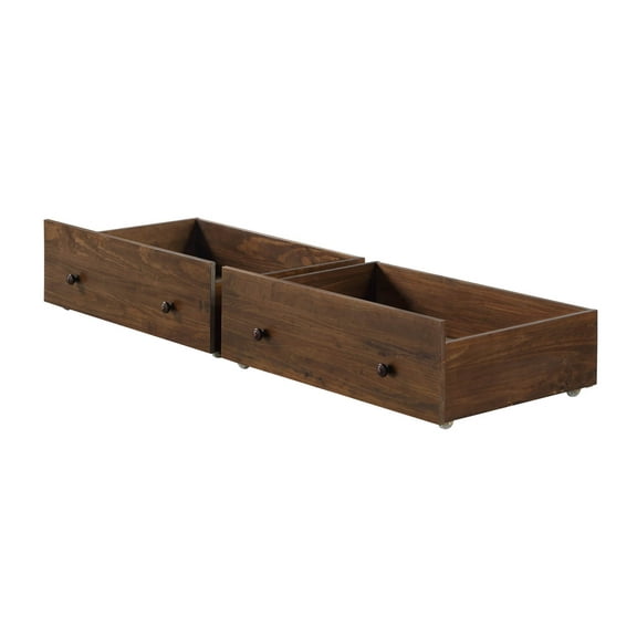 DUAL UNDERBED DRAWERS BRUSHED GREY