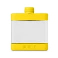 thumbnail image 1 of DUALIE 6 oz Hip Flask for Liquor - Undetectable Shatterproof Alcohol Flasks with Clear Tritan Plastic and Silicone Grip - Flask Gift for Men & Women - Yellow, 1 of 6