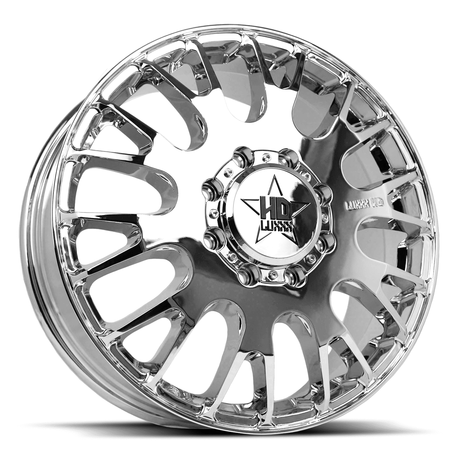 DUALLY HD34 17x6.5 8X200 +129 142 Chrome (Front)