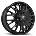 thumbnail image 1 of DUALLY HD34 20X8.25 8X165 115 121.3 Gloss Black Milled (Front), 1 of 2