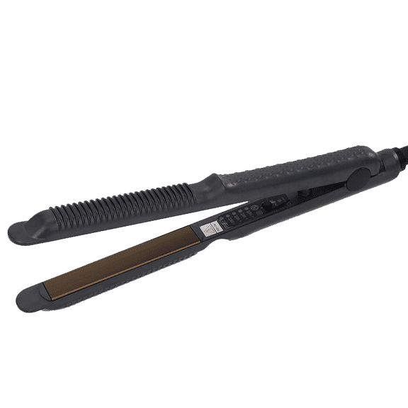 DUANJY 0.87-Inch Titanium Alloy Flat Iron with Anti-Static Technology for Smooth Frizz-Free Hair, Fast Heating Professional 2-in-1 Ceramic Hair Straightener and Curler, Flat Plate