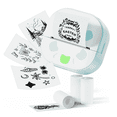 DUANJY Rechargeable Label Maker, 2 Inch Bluetooth Mini Portable lnkless ...