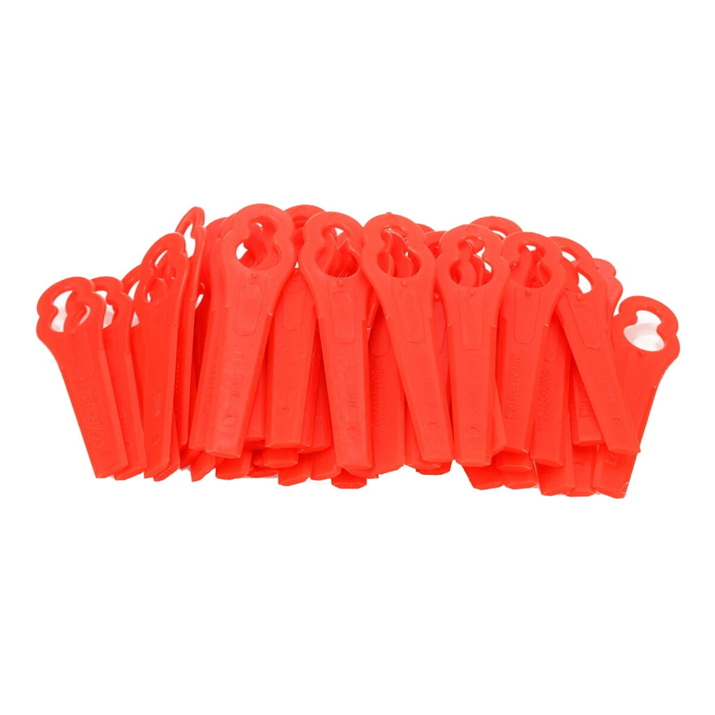 100 PCS Mower Blades for RT250 Garden Lawn Trimmer Accessories