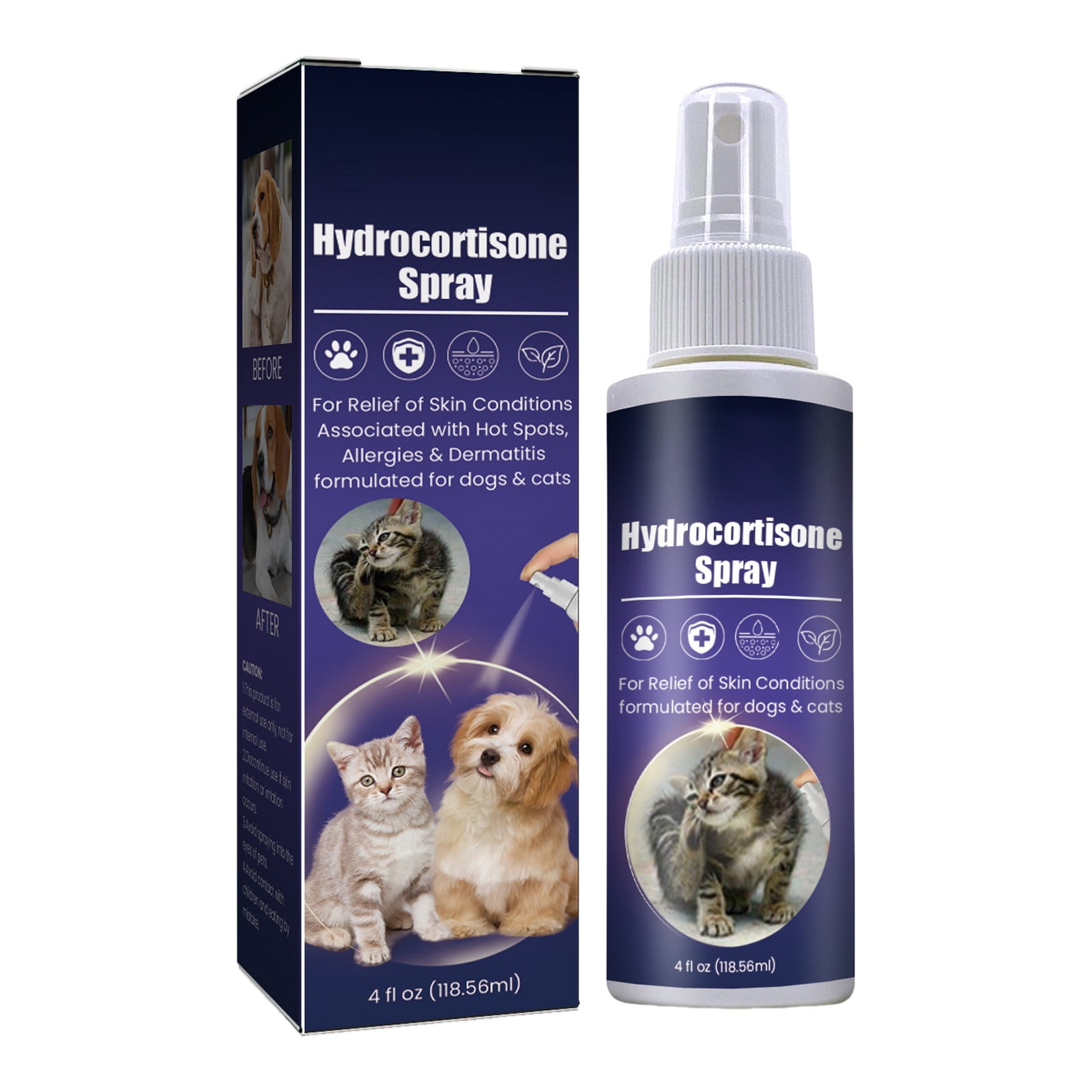 118.56ML Anti Itch Spray for Pet Spray for Dogs Cats and