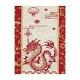 2024 Chinese Zodiac Dragon Table Runner for Spring Festival