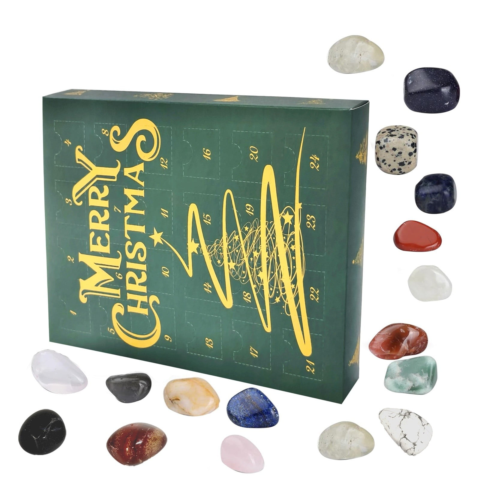 2024 Christmas Advent Calendar 24 Natural Stone Days