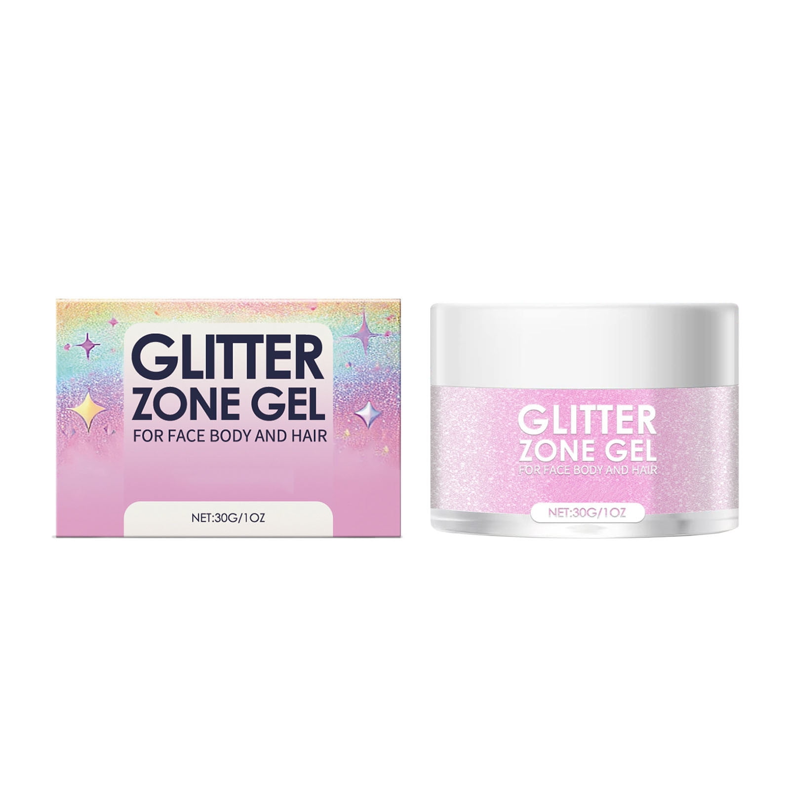 Body Glitter Gel for Body Face Hair and Lip,Color Changing