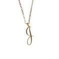 Ladies Classic Gold 26 English Letter Initials Clavicle Chain