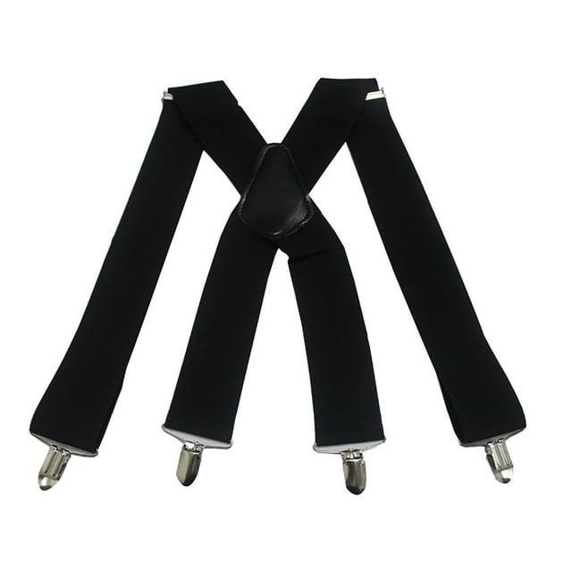 Men's Adjustable Suspenders with Elastic Straps Y Back Hiking