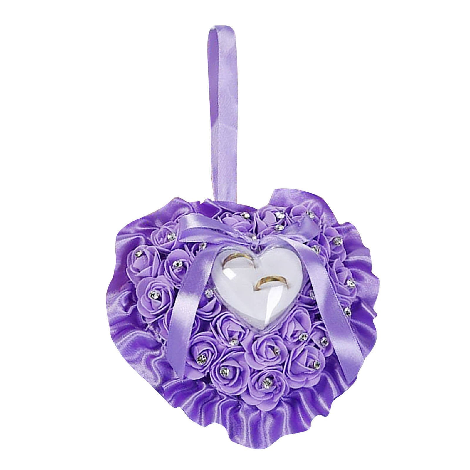 Wedding Supplies Couple Rose Ring Box Wedding Ring Storage