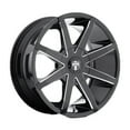 thumbnail image 1 of DUB 1PC Aluminum Rim S109 PUSH 20X8.5in Gloss Black Milled Finish, S109208597+30, 1 of 2
