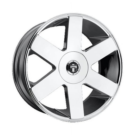 DUB 1PC Aluminum Rim S115 BALLER 22X9.5in Chrome Plated Finish, S115229573+11