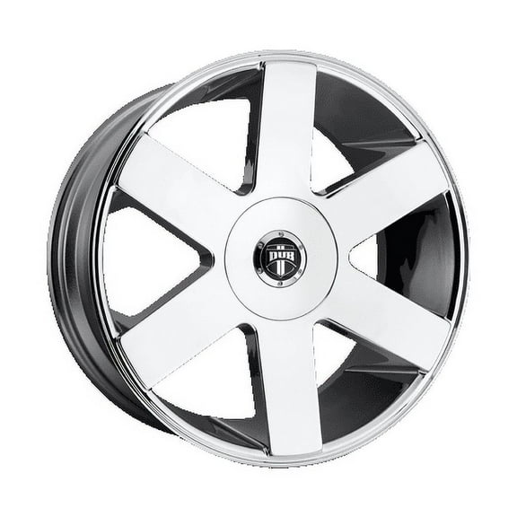 DUB 1PC Aluminum Rim S115 BALLER 22X9.5in Chrome Plated Finish, S115229584+19