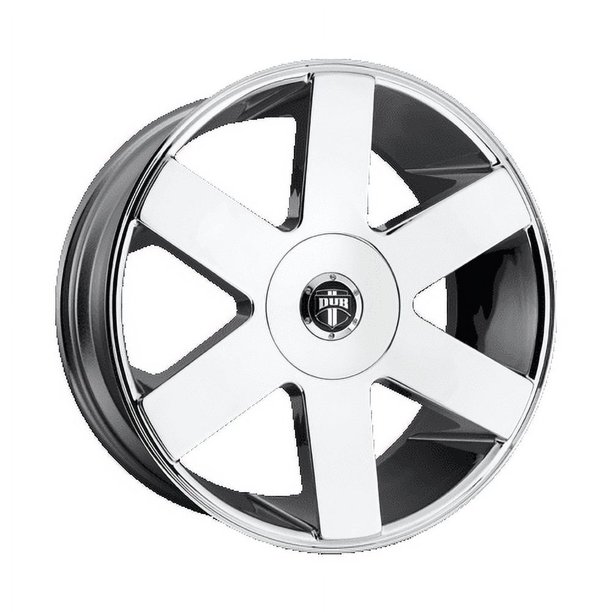 DUB 1PC Aluminum Rim S115 BALLER 22X9.5in Chrome Plated Finish ...