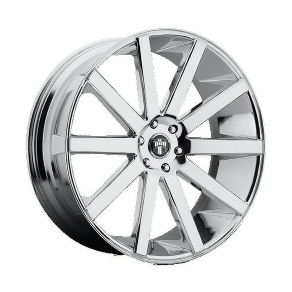 DUB 1PC Aluminum Rim S120 SHOT CALLA 24X10in Chrome Plated Finish, S120240084+20