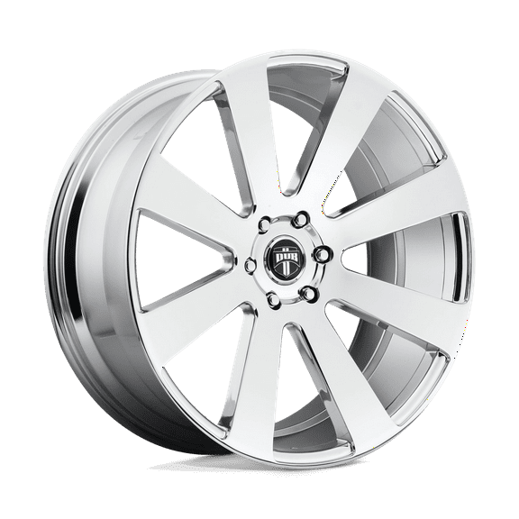 DUB 1PC Aluminum Rim S131 8-BALL 24X10in Chrome Plated Finish, S131240077+20