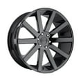 thumbnail image 1 of DUB 1PC Aluminum Rim S219 SHOT CALLA 26X10in Gloss Black Finish, S219260084+20, 1 of 3